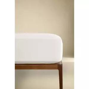 ZARA 퍼케일 코튼 매트리스 커버 | 높이 30CM(300수) - 화이트