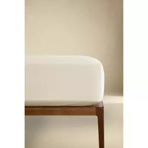 ZARA 퍼케일 코튼 매트리스 커버 | 높이 30CM(300수) - 크림