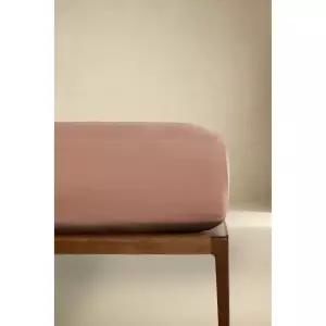 ZARA 새틴 매트리스 커버 | 높이 40CM(300수) - 로즈 가루