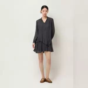 매장정품 SISLEY 시슬리 멜로 러플 티어드 원피스 SAOP10541 1205311