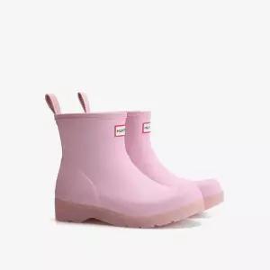 [백화점 정품] 헌터 플레이 트랜스루센트 숏 레인부츠 - 아젤리아핑크 WFS4001RMAAPL