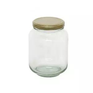 다용도 유리 380ml 저장용기 H형 1P 밀폐 유리병 쨈병 피클용기