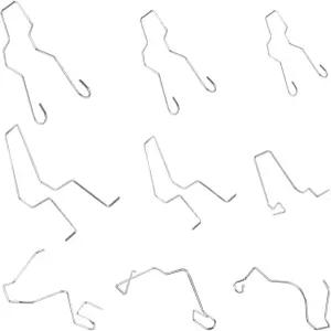 Ywdiml 9PCS 자동차 전구 고정 스프링 클립 H1/H3/H4/H7 차량 헤드라이트 클램프 리테이너 헤드램프 딥 빔