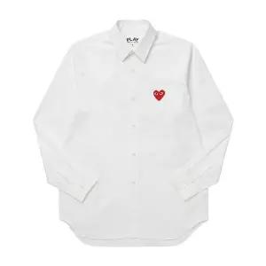 꼼데가르송 셔츠 플레이 레드하트 와펜 AX-B002-051 2