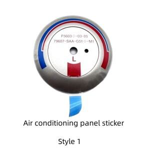 혼다 2003-2007 Fit JAZZ 라디오 버튼 스티커 팬 에어컨 손잡이 기어 디스플레이 패널 원본