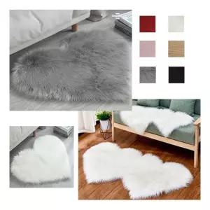 키밍 사랑스러운 하트 디자인 거실 발매트 인테리어 카페트 러그 장모