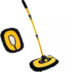 긴 손잡이가 있는 MVEQRRN 업그레이드 세차 브러시 걸레 마이크로파이버 미트 용품 키트 도구 액세서리