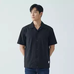 [PAT 남성] 세미루즈핏 오픈카라 셔츠_QK31592