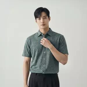 [PAT 남성] 트리코트 프린트 스판 셔츠_1K31514