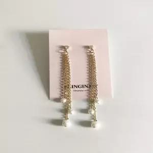 체인진주 귀걸이/귀찌