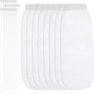 세탁기 호스용 32Pc 견고한 보푸라기 트랩 나일론 호스 메시 8개와 케이블 타이 24개 포함 가정용 싱크대