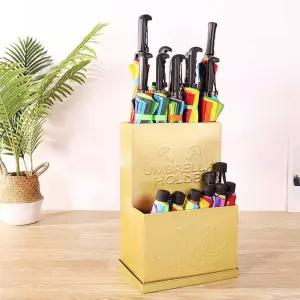 철제 우산꽂이 수납 북유럽 심플 카페 엔틱 블랙