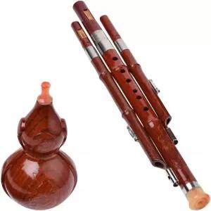 BESPORTBLE 전문 훌루시 초보자 악기 중국산 박피리 베이클라이트 소재로 전통 관악기를 쉽게 연주할 수