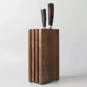 우드 칼꽂이 원목 씽크대 거치대 주방 나이프 칼블럭 칼 정리대 사시미 모델 칼보관