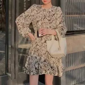 여성 플레어 원피스 허리밴딩 밑단 프릴 여리핏_19912438_667501