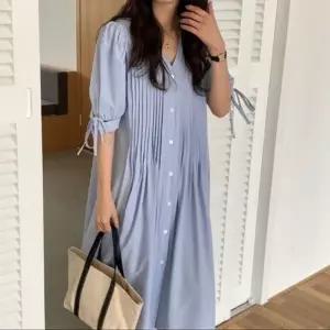 셔츠원피스 F006783 루즈핏 롱원피스 원피스 셔링핀턱_19912721_667501