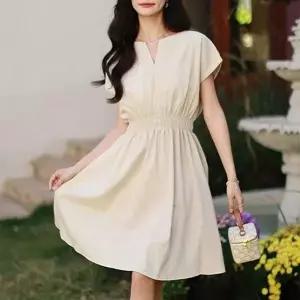 여자 민소매 허리밴딩 트렌드 미니 원피스 데일리 여_19952563_667501