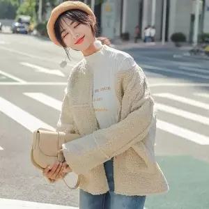 여자 겨울 패션 해외 여행 양털 무스탕_20225391_667501