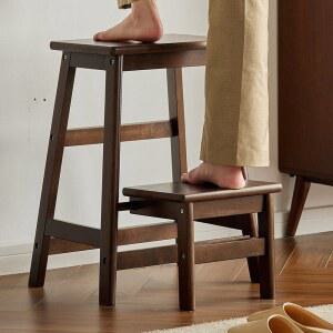 원목 스텝스툴 사다리 다용도 우드 발받침 사다리계단