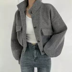 여자 데일리 모던 가오리핏 크롭 코트 봄 가을 아우터_20226821_667501