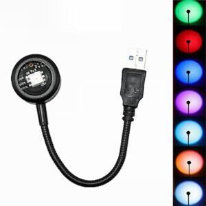 USB LED 분위기 야간 조명 프로젝터 사진 촬영용 석양 램프 침실 거실 장식 배경