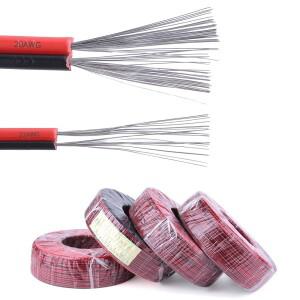 전선 5m 10m 20m 30m 2pin 18AWG 20AWG UL2468 연장 케이블 12v 24v LED 스트립 테이프 문자열 연결 구리