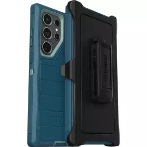 OtterBox 갤럭시 S23 울트라 (전용) - 디펜더 시리즈 케이스 기동 견고하고 내구성 포트 보호 홀스터 클립
