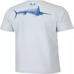 HUK 남성 낚시 그래픽 티 퍼포먼스 반팔 퀵 드라이