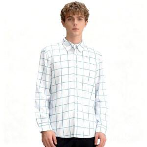 악마 코스프레 지누 사자보이 헌터 코스튬 셔츠 성인 긴 소매 흰색 파란색 격자무늬 의상