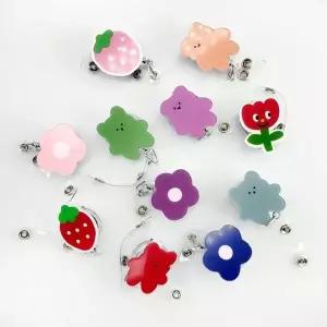 길이조절 신상 트렌드 간호사 테이프 캐릭터 릴홀더 사원증 걸이