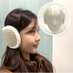 [라일리] Rly 베이지 방한 귀마개 왕 귀도리 겨울 ZF 뽀글이
