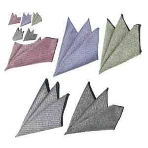 행커치프 스티치 체크 행커치프 남자 악세사리