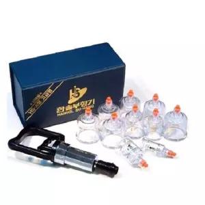 할머니선물 셀프 부황기 부항총 소형 10컵 치료 병원용 위생