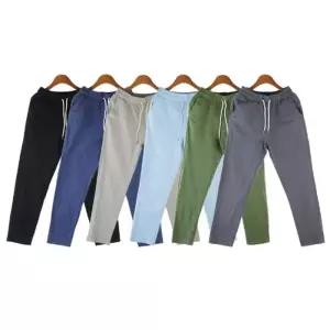 [라일리여성의류] Rly 스판 면 9부 면 마바지 여성 밴딩 바지