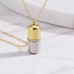 커플 액세서리 기획전 목걸이 홀더 골드 리플렉션 추천템 하트 캡슐 커플 펜던트