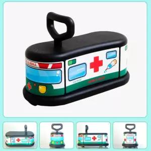 안전주행 앰블런스 유아용 붕붕카 거실운전 신체활동 실내용 튼튼 5륜