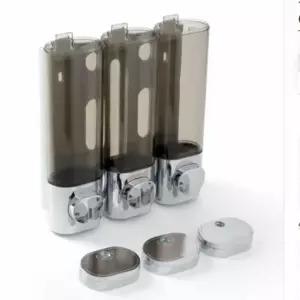 3구 물비누 린스통 실버 바디워시통 디스펜서 FWFK701I