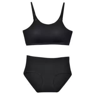 주니어 성인 심리스 끈스포츠브라 덧댐팬티세트 여성 언더웨어