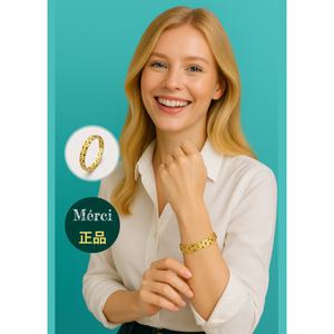 메르시 건강 네오디뮴 팔찌 골드 활력 에너지 근육통 혈액순환 3600가우스