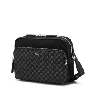 [롯데백화점]닥스 액세서리 (쇼핑백동봉) 블랙 DD 패턴 나일론 DBBA6E594BK