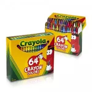 업위드 크레욜라 크레용64색 크래용 어린이집생일선물 크래욜라