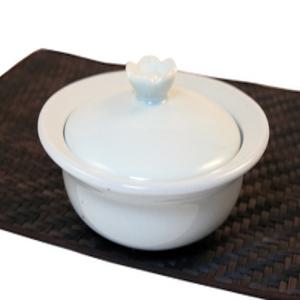 단고재 백자 꽃찜기(대) / 죽그릇, 찜용기, 도자기찜기 / 갈비찜기, 생선찜그릇