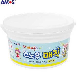 아모스 아이클레이 400g 스노우매직