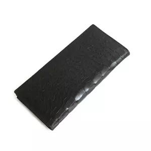 [옴니아] 매직 남성 장지갑 천연소가죽 심플한디자인 악어무늬 광택코팅 지갑선물 정품케이스 남친 아버지선물