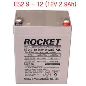로케트정품 연(납)축전지 ES2.9-12(12V 2.9Ah배터리/밧데리/충전지/전동/LED/조명/낚시/전동릴/통신/UPS