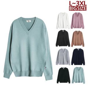 MD캐시미어브이넥니트 니트 남자 남성 빅사이즈