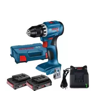 보쉬 GSR18V-45 충전드릴 드라이버 2.0Ah 배터리2개 세트 GSR18V-21후속