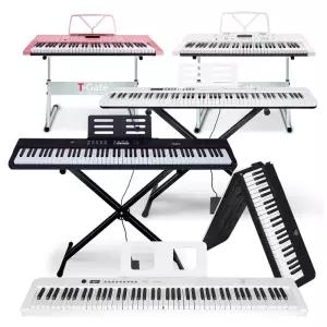 61키, 88건반 교습용 전자 디지털 피아노 해머스타일 스탠드 포함 건반악기 14종 모음전 T-GATE