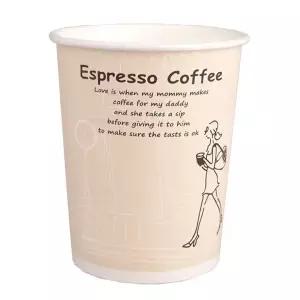 종이컵 10온스 카페거리 인쇄 테이크아웃컵 일회용 500개 / 10줄