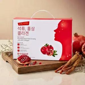 [황풍정][풍기인삼농협] 황풍정 레드 시크릿 석류 홍삼 콜라겐 20g x 30포/쇼핑백 포함